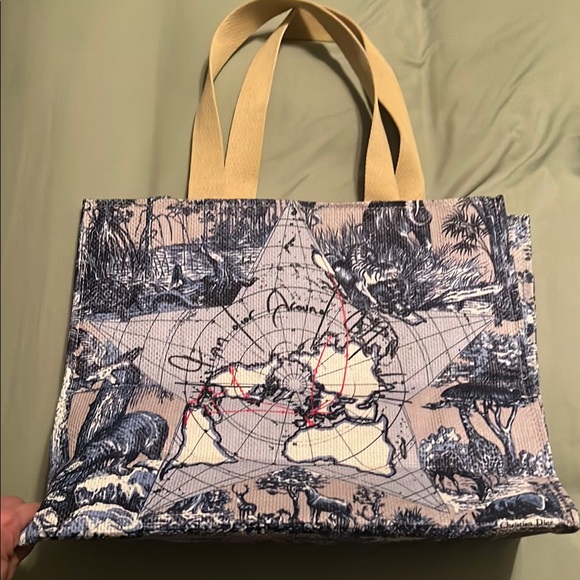 Dior Tote Bag - Beige and Blue - Picture 1 of 4